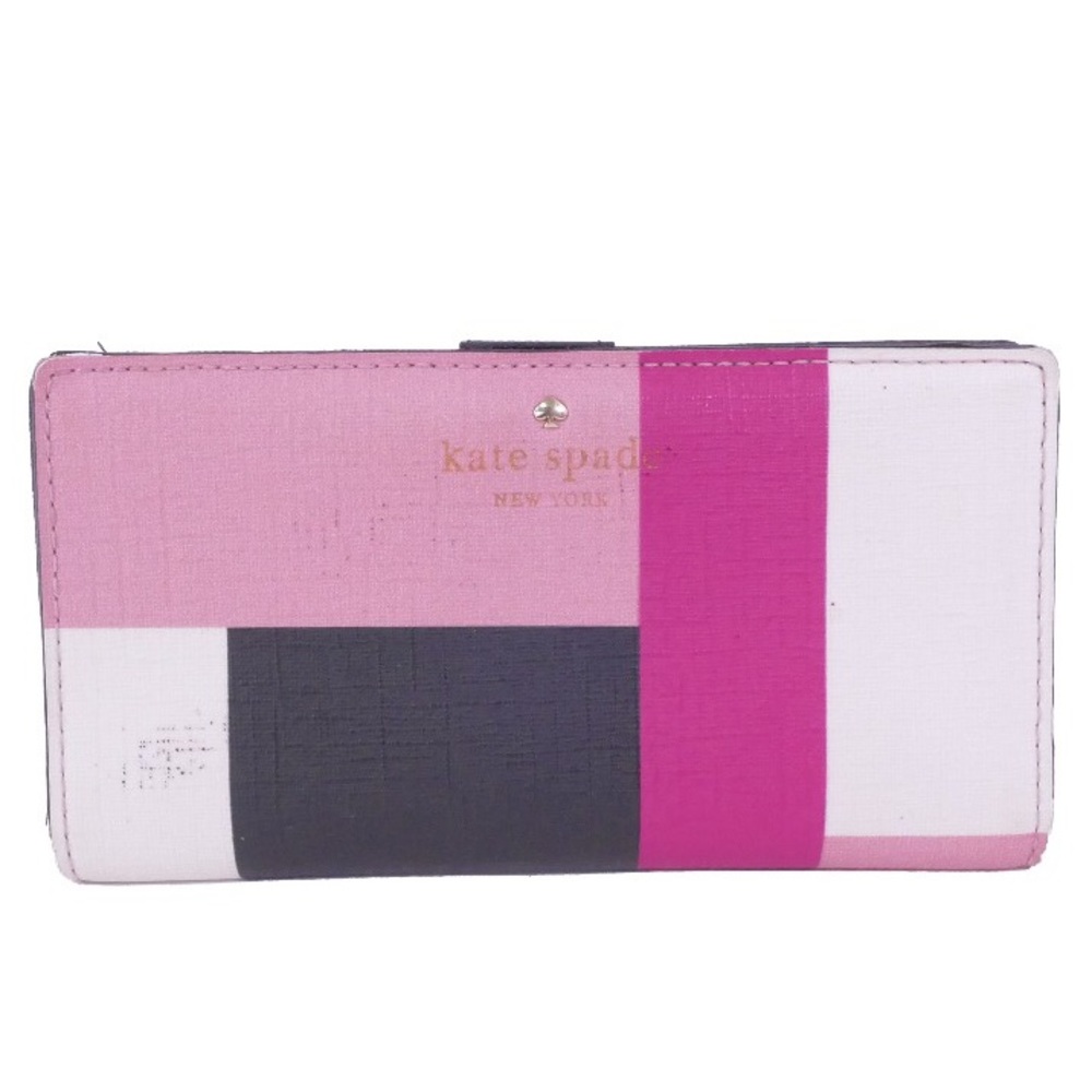 Kate Spade leather Rose pink multi purse